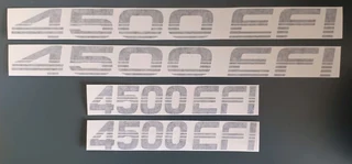 Toyota Land Cruiser 4500 / 4500 EFI stickers decals