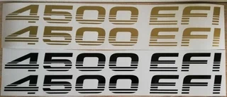 Toyota Land Cruiser 4500 / 4500 EFI stickers decals