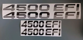 Toyota Land Cruiser 4500 EFI/ 4500 decals stickers
