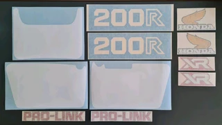 1982 Honda XR 200R decals stickers graphics kits