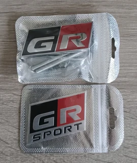 Toyota Gazoo Racing badges emblems stickers keyrings wheel centre caps
