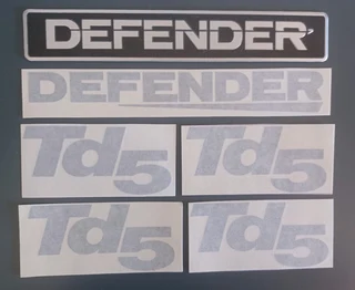 Land Rover Defender lower wing decals vinyl stickers
