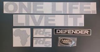 Land Rover Defender lower Front wing stickers decals