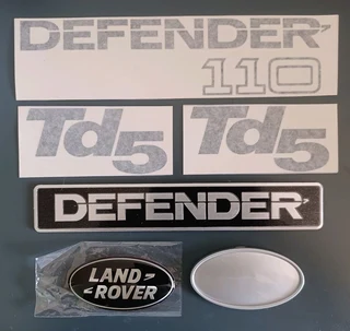 Land Rover Defender lower Front wing stickers decals