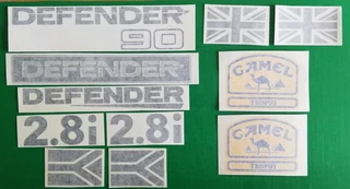 Land Rover Defender lower Front wing stickers decals