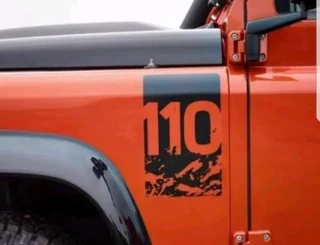 Defender Land Rover lower wing decals stickers