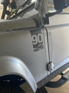 Defender Land Rover lower wing decals stickers
