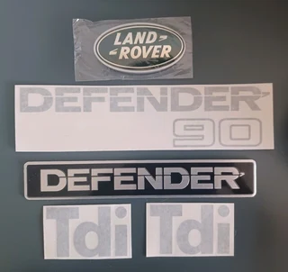 Defender Land Rover lower wing decals stickers