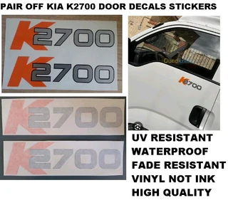 Kia K2700 door stickers / vinyl decals