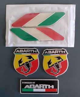 Fiat Arbarth wheel centre caps / badges / emblems