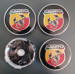 Fiat Arbarth wheel centre caps / badges / emblems