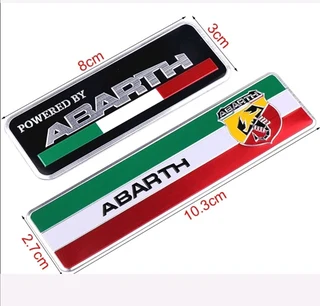 Flat Arbarth wheel rim centre caps badges emblems