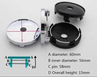 OZ Racing 60mm wheel centre caps badges stickers