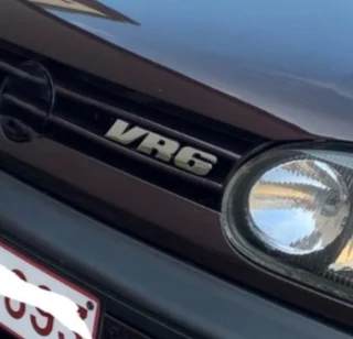 VR6 front grille and back badges emblems