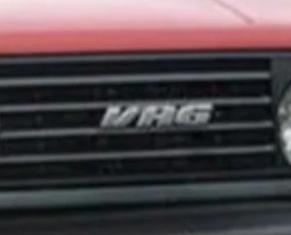 VR6 front grille and back badges emblems