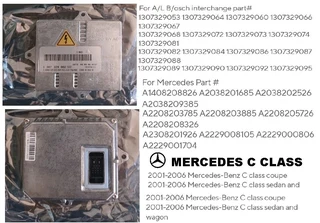 Mercedes C Class W203 Headlight Xenon Ballast module