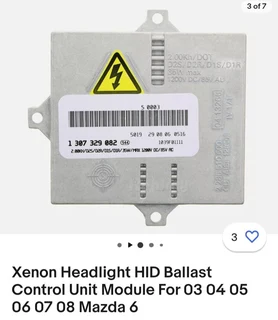 2003 - 08 Mazda 6 Xenon Ballast control module