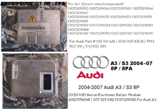 2004 - 07 Audi A3 Headlight Xenon Ballast module