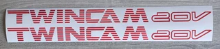 Toyota Twincam 20V decals stickers / vinyl graphics