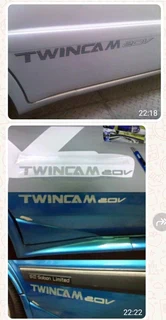 Toyota Twincam 20V decals stickers / vinyl graphics