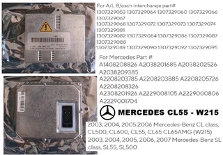 Mercedes CL55 W215 Headlight Xenon Ballast module