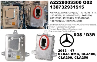 2013 - 17 Mercedes CLA Xenon Ballast Modules