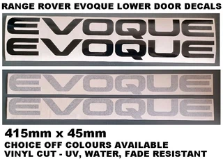 Range Rover Evoque lower side door stickers decals graphics