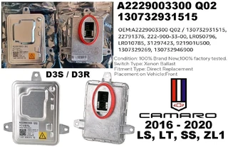 2016 - 20 Chevrolet Camaro Headlight Xenon Ballast module