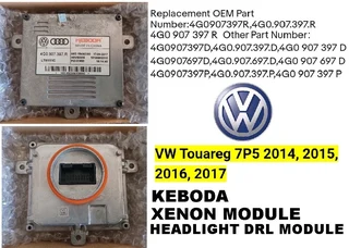 2014 - 17 VW Touareg Headlight DRL xenon ballast module
