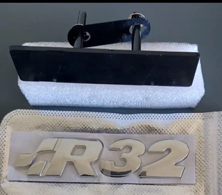 VW R32 Badge for the manifold cover