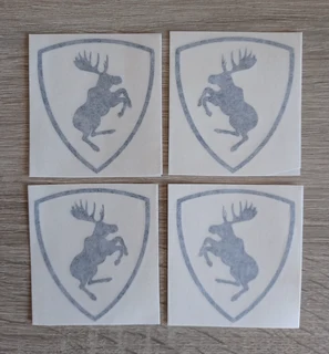 Volvo Prancing Moose stickers/ vinyl decals