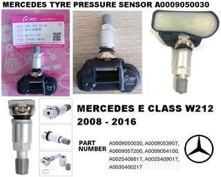 Mercedes W212 E Class TPMS Tyre pressure monitor sensors