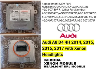 Audi A8 2014 - 2018 Headlight control DRL ballast module