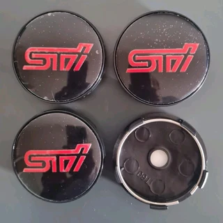 Subaru &amp; STI 60mm wheel centre caps