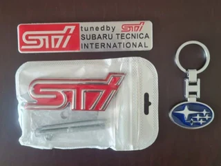 Subaru 60mm wheel centre caps emblems