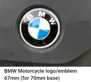BMW Motorcycle 67mm logo emblem badge sticker