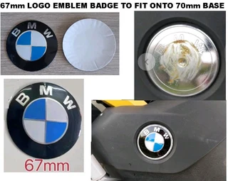 BMW Motorcycle 67mm logo emblem badge sticker