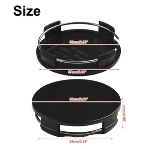 BMW Alpina 60mm Wheel Centre caps emblems