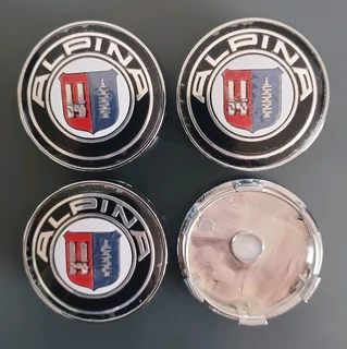 BMW Alpina 60mm Wheel Centre caps emblems