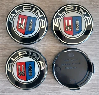 BMW Alpina 60mm Wheel Centre caps emblems