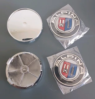 BMW Alpina 60mm Wheel Centre caps emblems