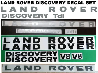 Land Rover Discovery decals stickers vinyl graphics kits
