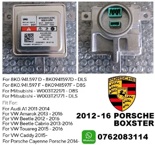 2012 - 16 Porsche Boxster Headlight Xenon Ballast control module