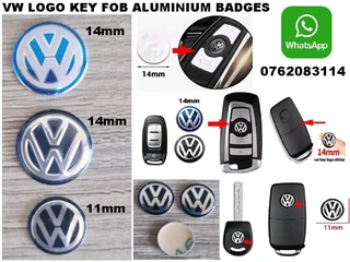 VW Key Fob / key case badges emblems