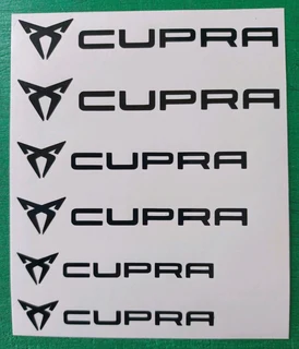 SEAT Cupra brake caliper stickers badges