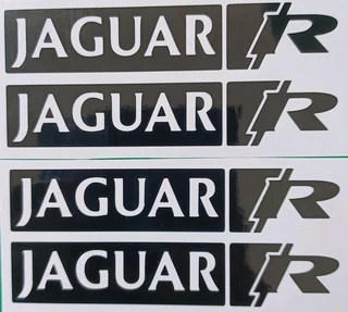 Jaguar badges emblems stickers decals
