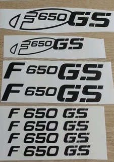 2010 BMW F650 decals stickers sets