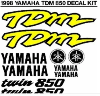 98 Yamaha TDM 850 decals stickers sets