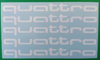 Audi Quattro Rim decals stickers sets