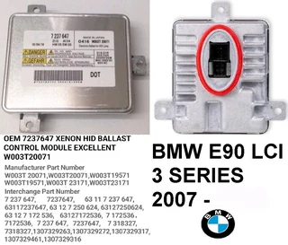 BMW E90 / E91 3 Series Xenon ballast module
